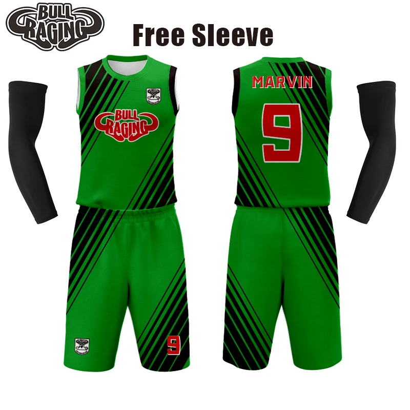 

latest basketball jersey design color green custom maker sublimation basketball uniform free sleeve