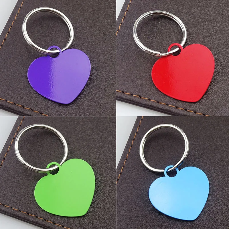 Keychain Customized motorcycle Heart keychain Stainless steel double-sided  Personalized climbing club Tell me your text