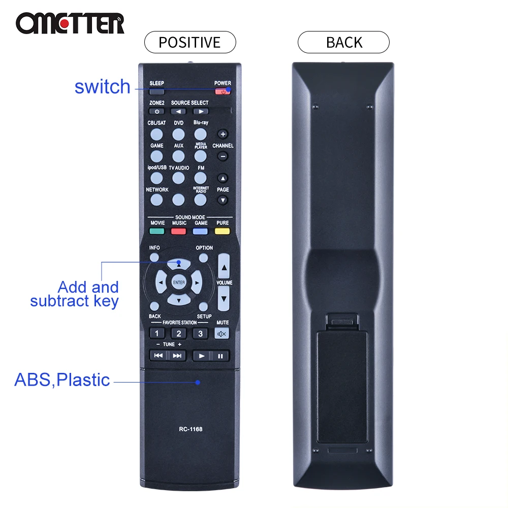 RC-1168 RC-1169 جديد ل دينون التحكم عن بعد الصوت/فيديو استقبال AVR1613 AVR1713 1912 1911 RC 1189