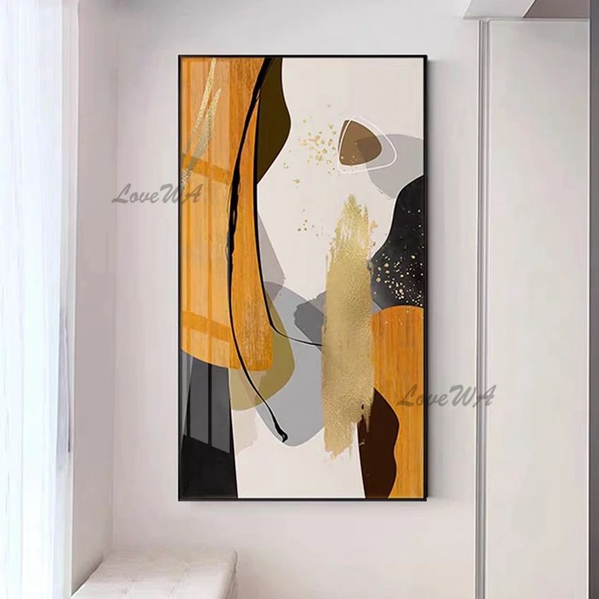 

Colors Love Wall Art Handmade Oil Painting Home Decoration Abstract Gold Foil Art On Canvas Hand Painted Artwork For Room