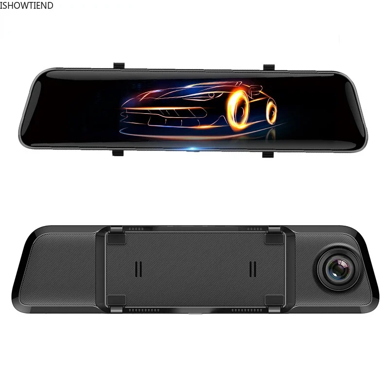 12 Inch Tachograph Full Screen Rear HD Dynamic Streaming Media Rearview Mirror Cam Dash Camera Electronics Car Cameras Recorder