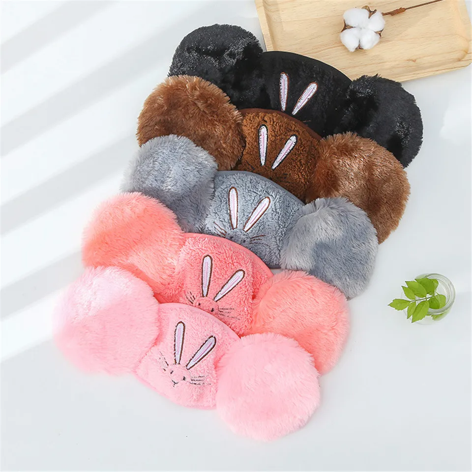 Moda kış sıcak yüz maskesi koruyucu kulak sürme maskesi kadınlar rüzgar geçirmez Anti toz ağız maskeleri Kawaii pamuk yüz maskeleri öğrenciler