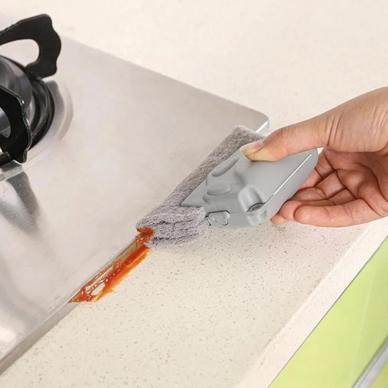 Creative Window Groove Cleaning Cloth Window Cleaning Brush Windows Slot Cleaner Brush Clean Window Slot Clean Tool