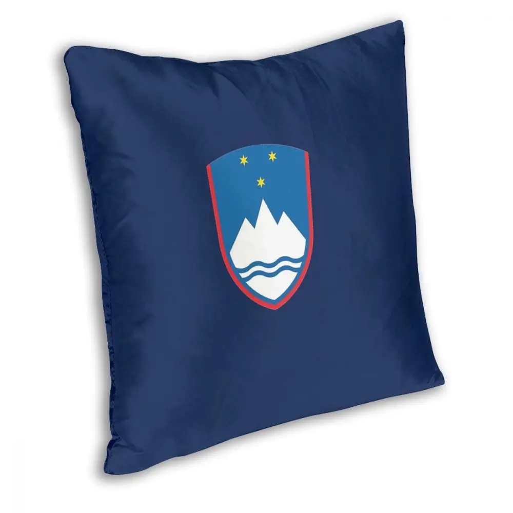 Slovenia Coat Of Arms Throw Pillow Cover Decorative Pillow Slovenian Flag Gift Vintage Cushion Covers