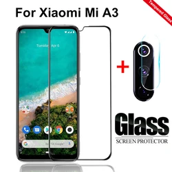 2-in-1 Camera Tempered Glass for Xiaomi Mi A3 Screen Protector for Xiomi Xaomi My 9T MiA3 9 Lite Protective Film