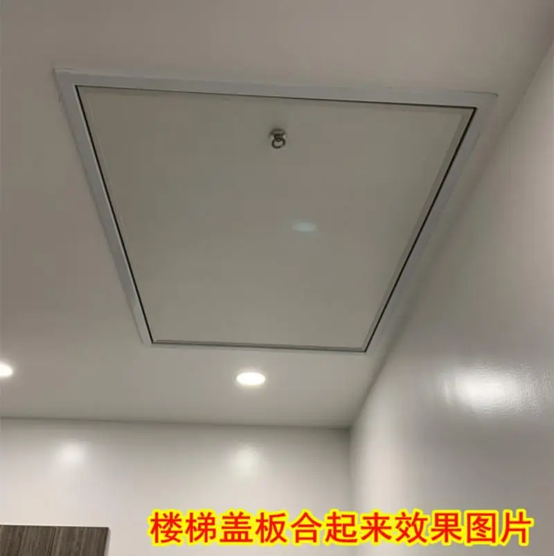 Soffitto interno nascosto pieghevole e allungabile scala interno personalizzato Loft ascensore lucernario terrazza per scaletta da arrampicata 800*1000MM