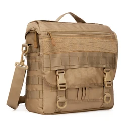 Outdoor Camouflage Laptop Bag, 1000D Oxford, Wear-Resistant, Waterproof Backpack, Climbing, Hiking, Fishing Hand Bag