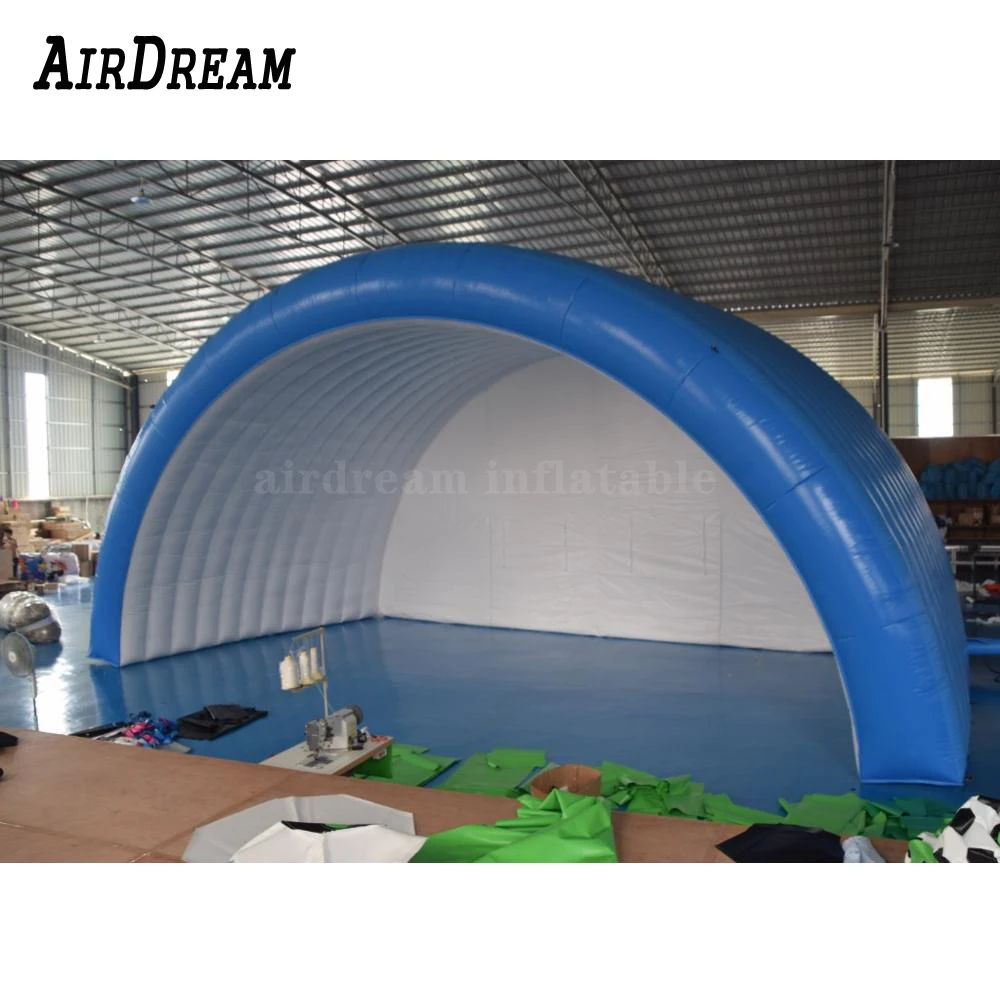 high quality Multi-function oxford giant inflatable stage tent inflatable air roof cover for music festival party event