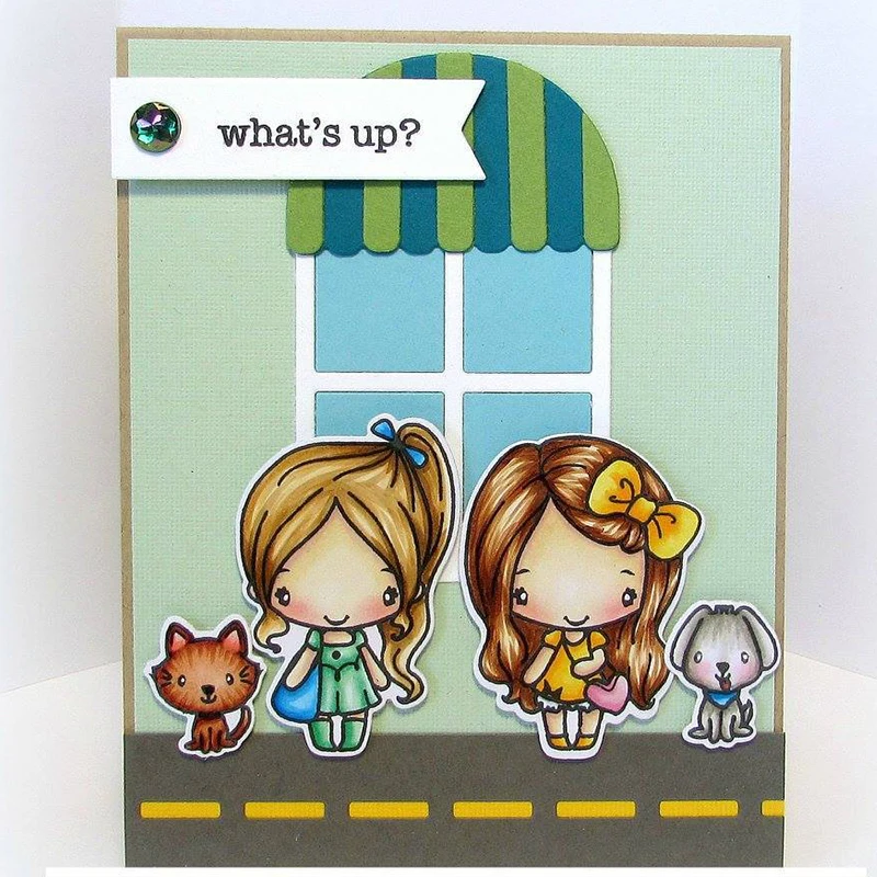 4*6 inch Clear Silicone Stamps Little Girls Boys Emotional Friends Mermaids Unicorn Have A Happy Day Mixed Style Stamps 2020 New