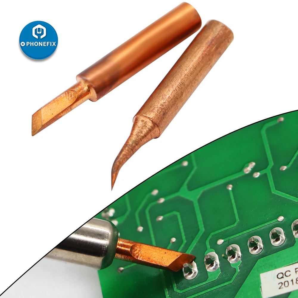 13 kinds Diamagnetic 900M T Copper Soldering Iron Tip Lead-free Welding Tips for Hakko 936 Saike 909D 852D+ Soldering Station