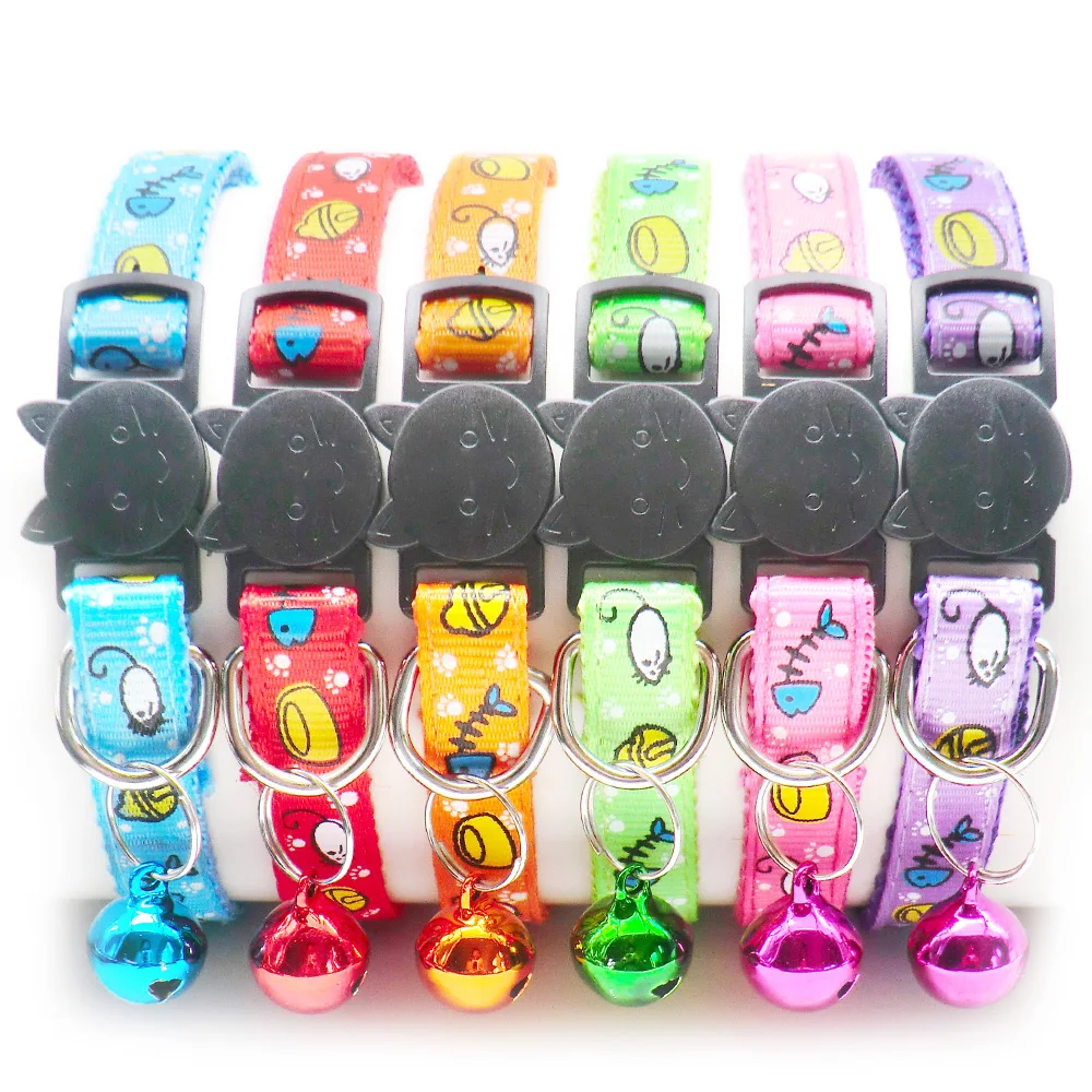 Wholesale 100Pcs Cat Delicate Safety Casual Polyester Dog Bow Neck Strap Adjustable Mouse Bell Pet Animal Accessories