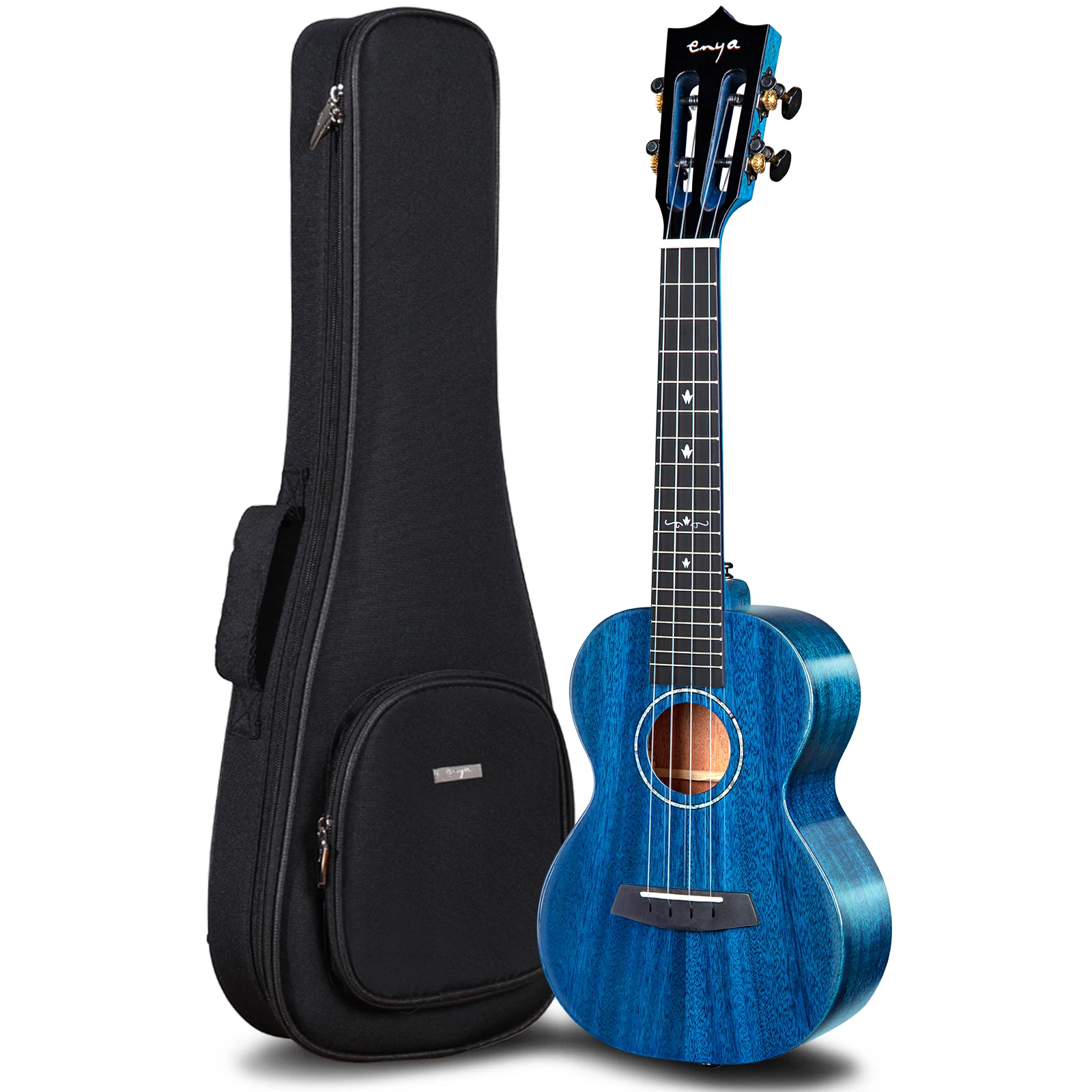 

Enya MAD Ukulele Concert Tenor Electric 23 ”26” Гавайские гитары из твердого красного дерева акустические Струнные инструменты мини гитара с сумкой пикап