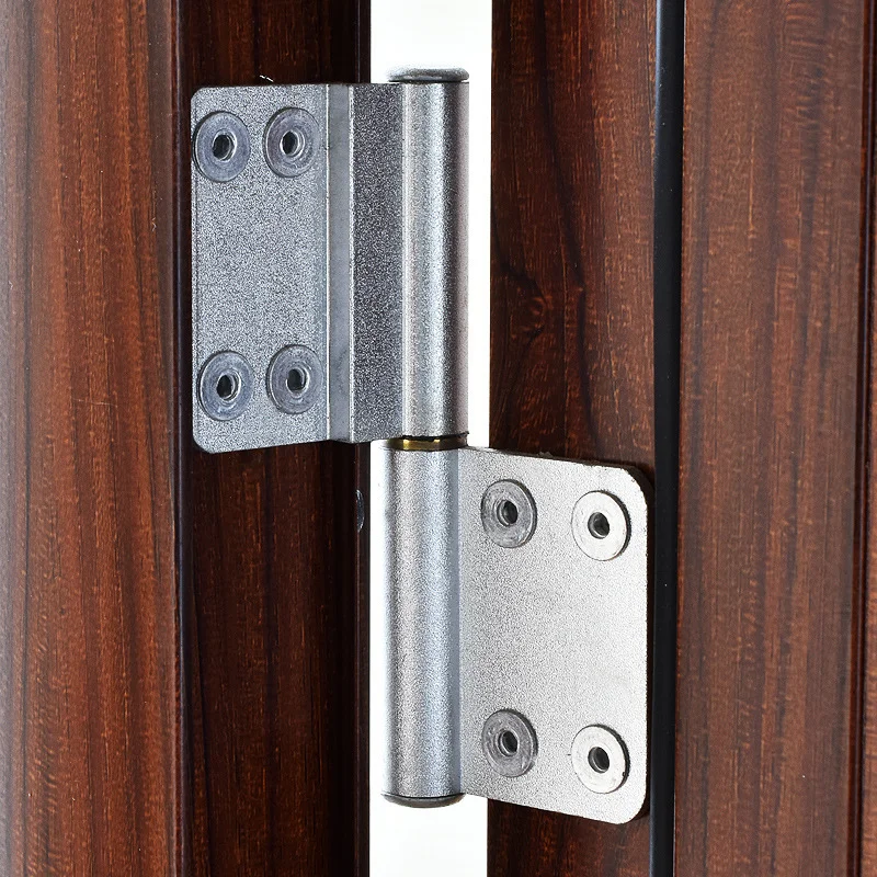 2PCS Toilet Door Hinges Aluminum Alloy Wardrobe Cabinet Door Bearing Industrial Box Adjustable Damping Hinge Furniture Hardware