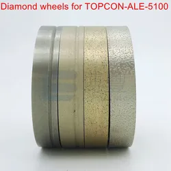 TOPCON-ALE-5100 PC Rough Diamond grinding wheel/Finishing/Polishing wheel for len eger Auto eyeglass grinding machine