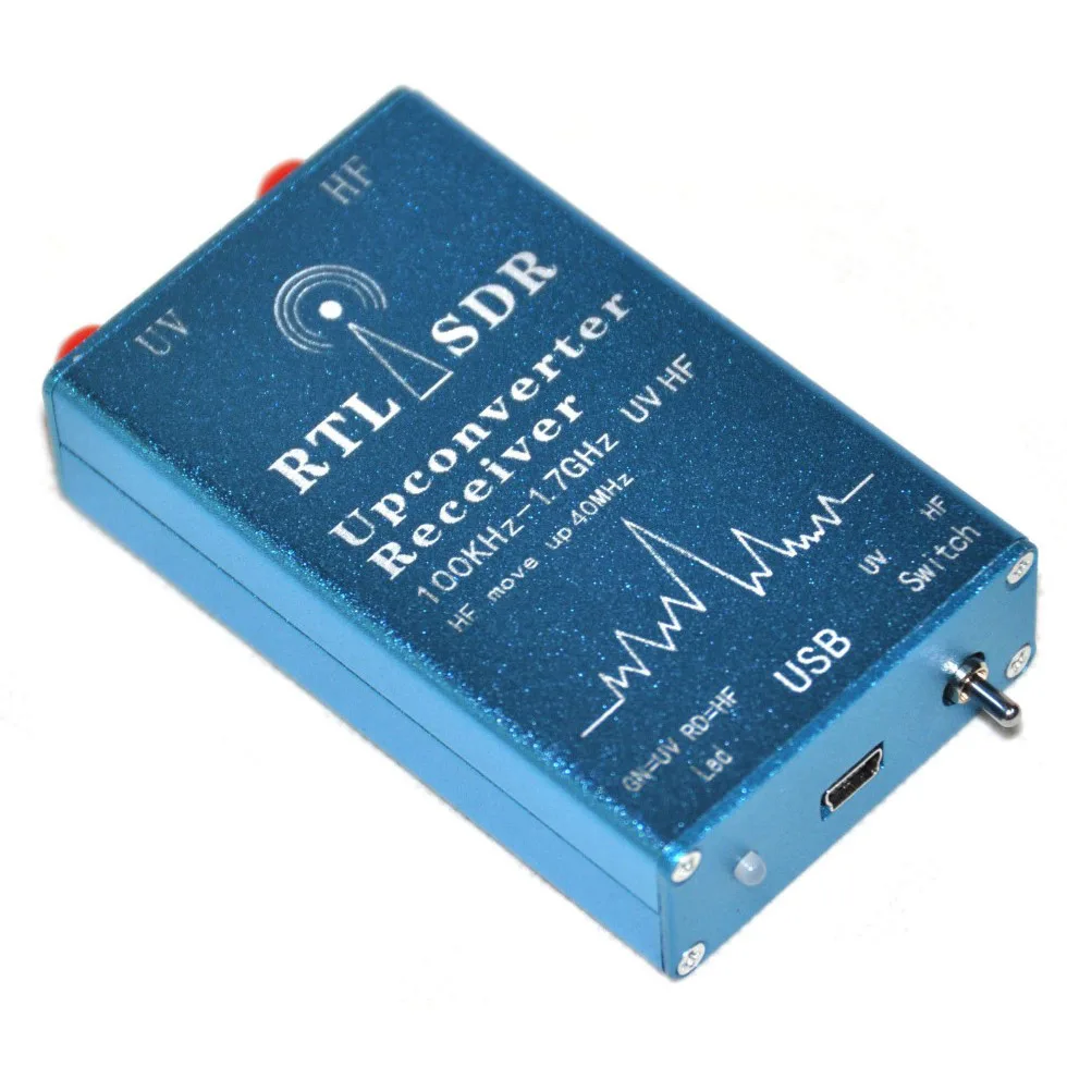 TZT For RTL SDR Receiver + Built-In SDR Upconverter 100KHz-1.7GHz UV HF Applied To Radio Communications