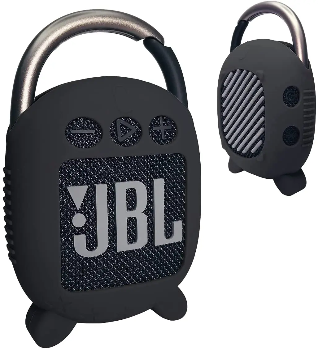 TICOSAN Silicone Cover Protective Carrying Case for JBL Clip 4 Portable Bluetooth Speaker Can stand up, and  lie down