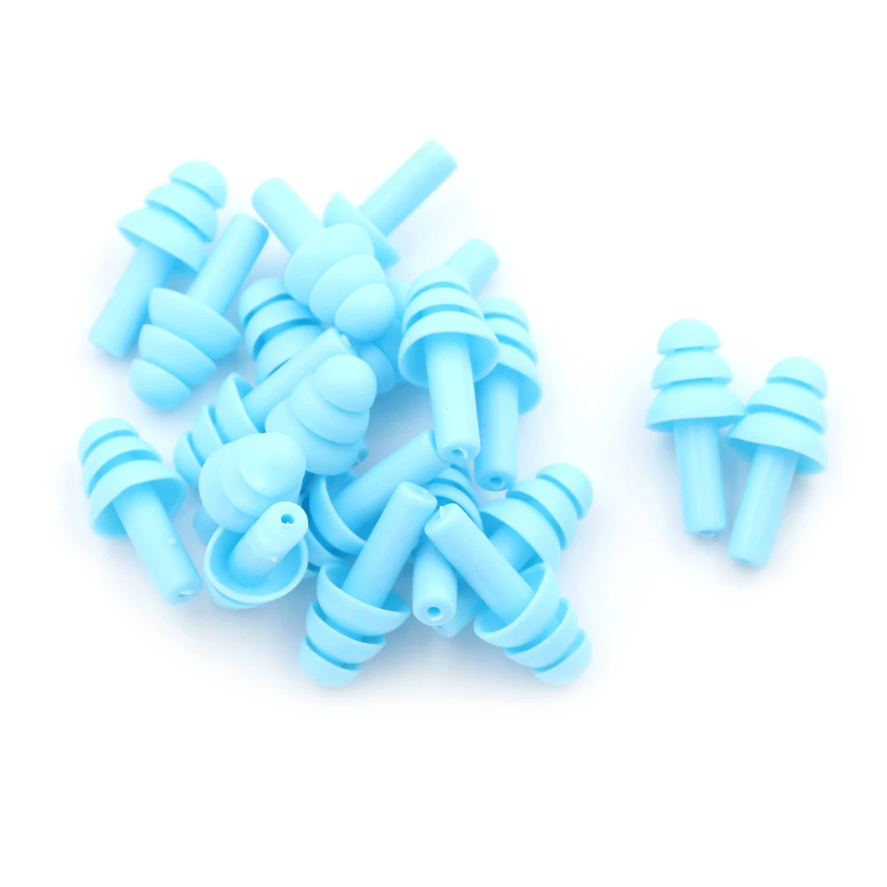 10 Pairs Spiral Waterproof Silicone Ear Plugs Anti Noise Snoring Earplugs Comfortable For Sleeping Noise Reduction Accessory