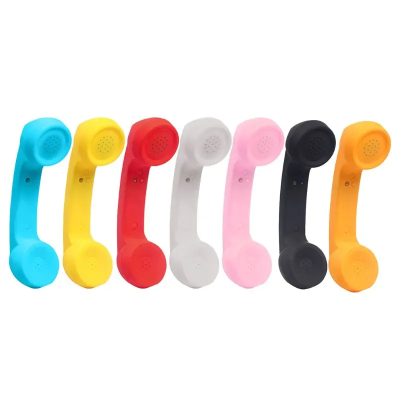 Wireless Telephone Handset Bluetooth-compatible 2.0 Retro Radiation-proof Headphones Receiver for Mobile Phone Universal