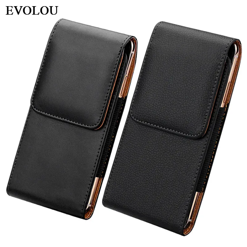 Uniwersalny pokrowiec na telefon z klipsem do paska Samsung M21S F41 S20 FE A31 A41 A51 A71 M30S M31S Flip Leather Case Waist Bag Holster