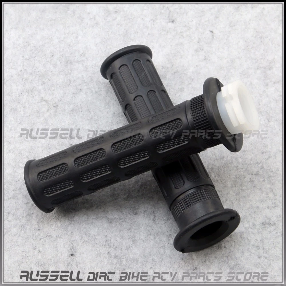 Handlebars Hand Grips 22mm Sleev Motorcycle Accessories Accelerator For HONDA CBT125 CL125-2 CB125T Double hole Universal Rubber