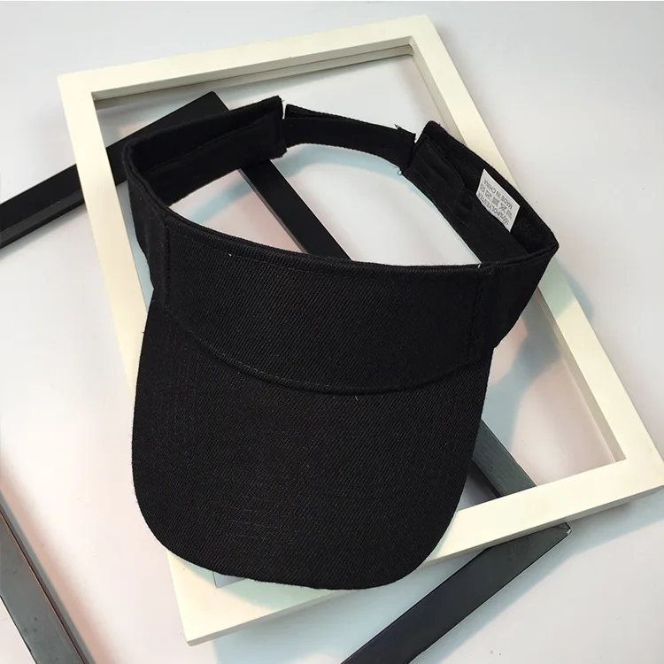 Summer Empty Top Light Weight Plain Men Women Hats Outdoor Adjustable Sport Sun Visor Cap Hat for Golf Hiking Tennis Anti-UV