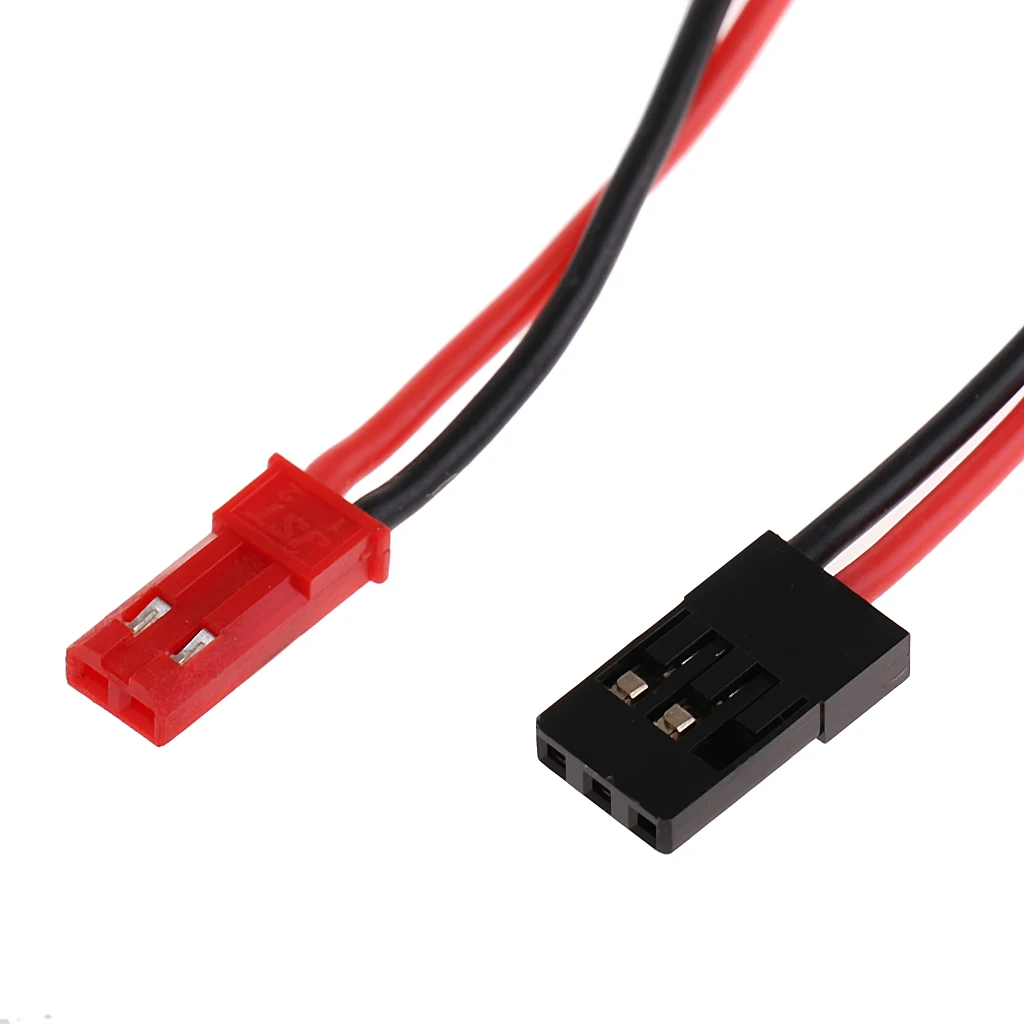 JST to JR Servo Connector Adapter Male/Female Conversion Cable fr RC Battery Accessories