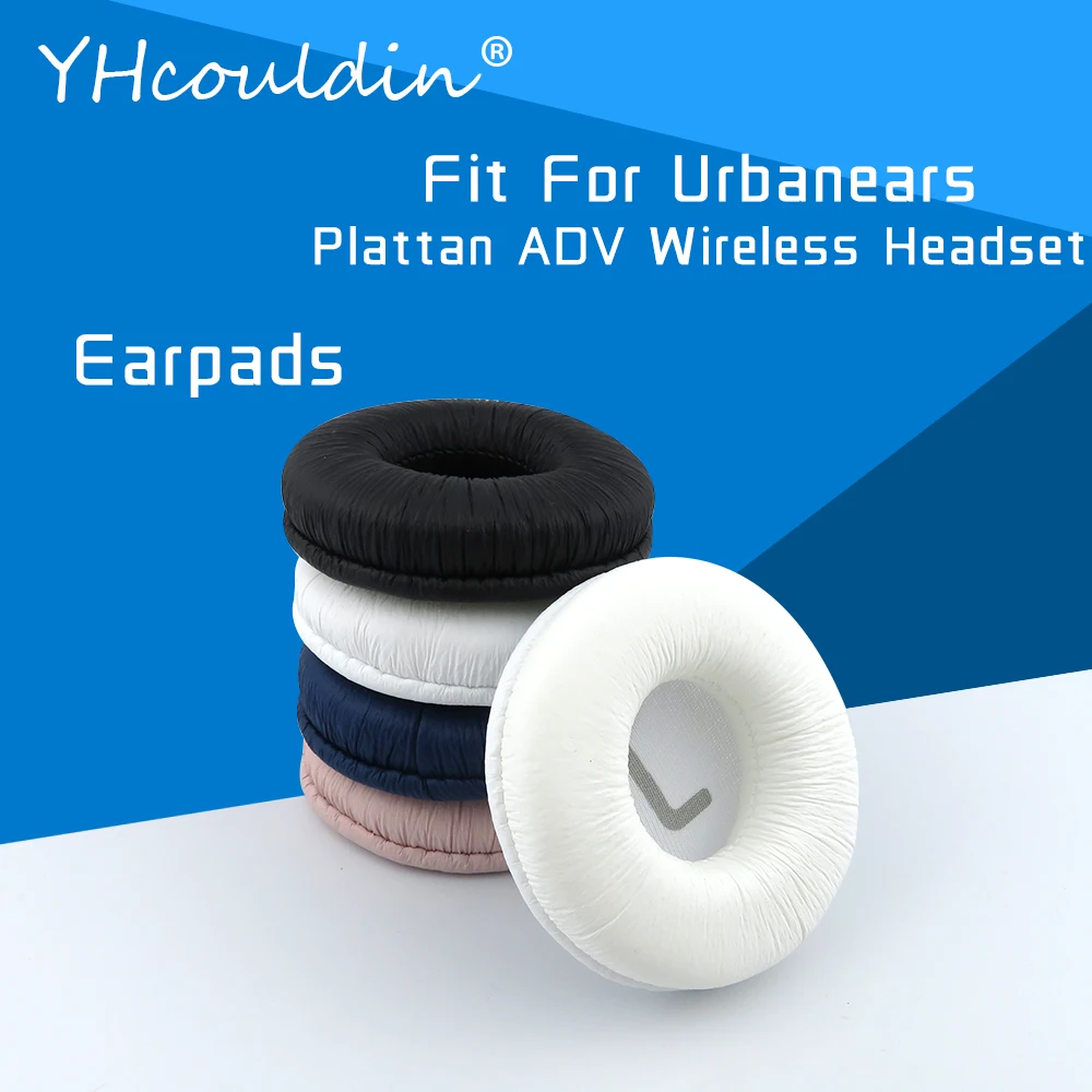 Almohadillas para auriculares inalámbricos urbears Plattan ADV, reemplazo de almohadillas para los oídos, Material de cuero arrugado