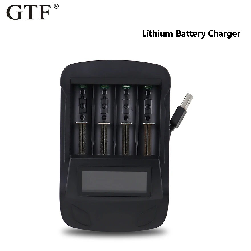 Baru 16340 CR123A Pengisi Daya 16340 Baterai Dapat Diisi Ulang 4Slot Cerdas LCD Tampilan Adaptor Pengisi Daya untuk CR123 AA AAA NIMH