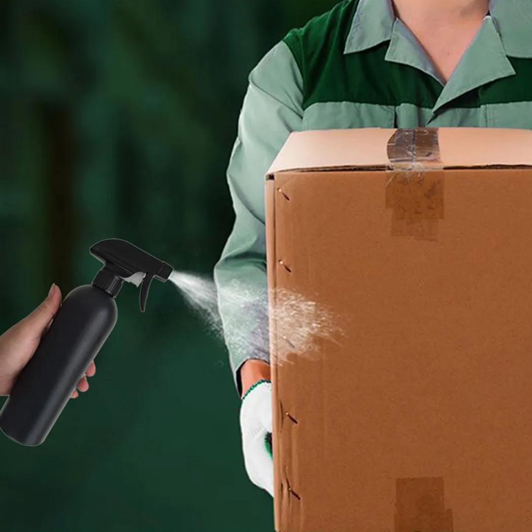 Spray para cabeleireiro, 500ml, ferramentas para salão de beleza, barbeiro, preto, recarregável, pulverizador, dispensador de álcool, jardinagem,