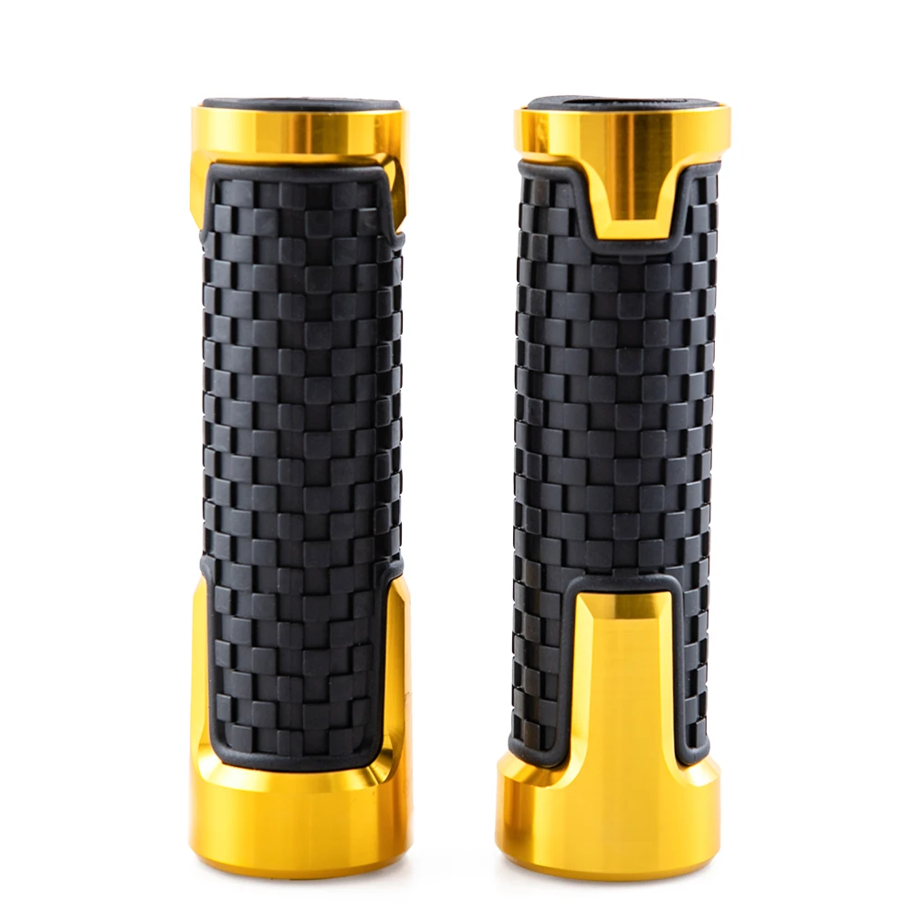 7/8\'\' 22MM Motorcycle Handle Grips Motorbike Handlebar Ends For Kawasaki NINJA 300 400 ZX6R ZX9R ZX12R Z800 Z750 Z250 ER6N/F