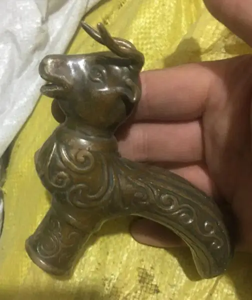 6 style choices WalkingLion sheep bird eagle dog Bronze Stick
