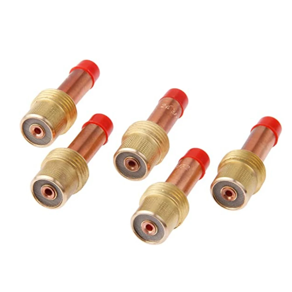 

45V24 45V25 45V26 45V27 45V28 Gas Lens Collet Body for WP-17/18/26 TIG Welding Torch, 3/32" 2.4mm TIG Welding Accessories