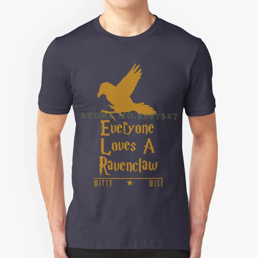 New T Shirt Men Brand Clothing Fashion Summer T Shirt Everyone Loves A Ravenclaw Witty And Wise Print T Shirt Men Summer Summer