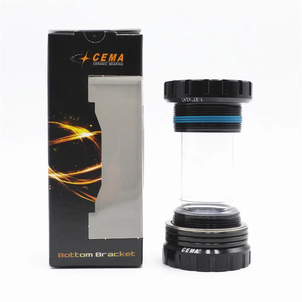 CEMA BSA 68/73mm Road Mountain Bike MTB Threaded Ceramic Bearing Bottom Bracket For SRAM/SHIMANO crankset