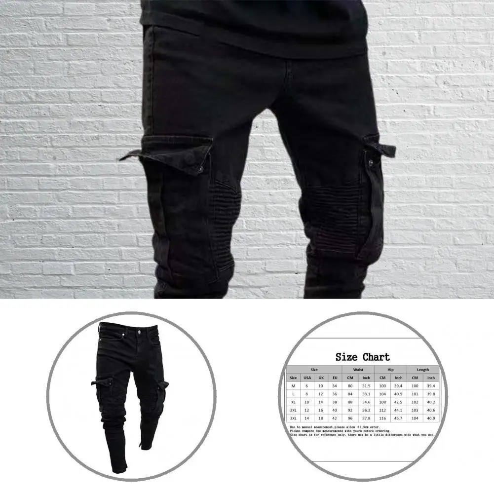 

Jogger Pants Casual Stretchy Men Autumn Pants Denim Autumn Pants High Quality for Work