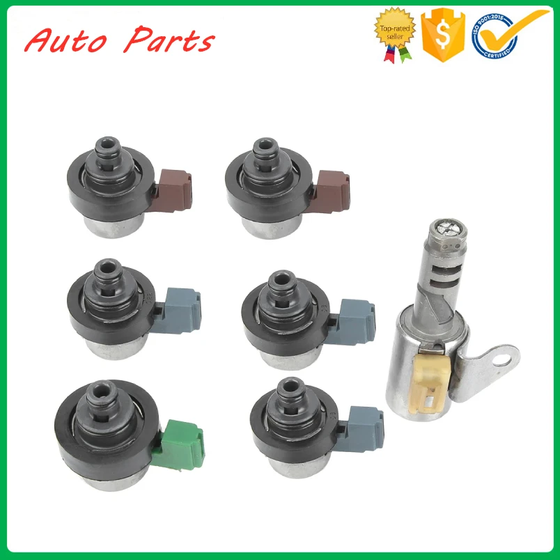 

7Pcs/Set Automatic Transmission Shift Solenoid 31705AA440 31705AA441 31705AA4419L 4EAT for Subaru Forester for Outback 2001-2010