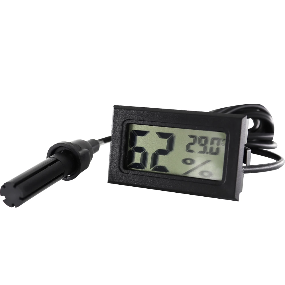 Mini الرقمية LCD داخلي مريحة استشعار درجة الحرارة مقياس الرطوبة ميزان الحرارة مقياس الرطوبة