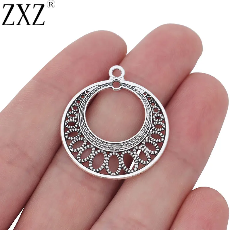 

ZXZ 10pcs Earring Connector Charms Pendants for Jewelry Making Findings 29x29mm