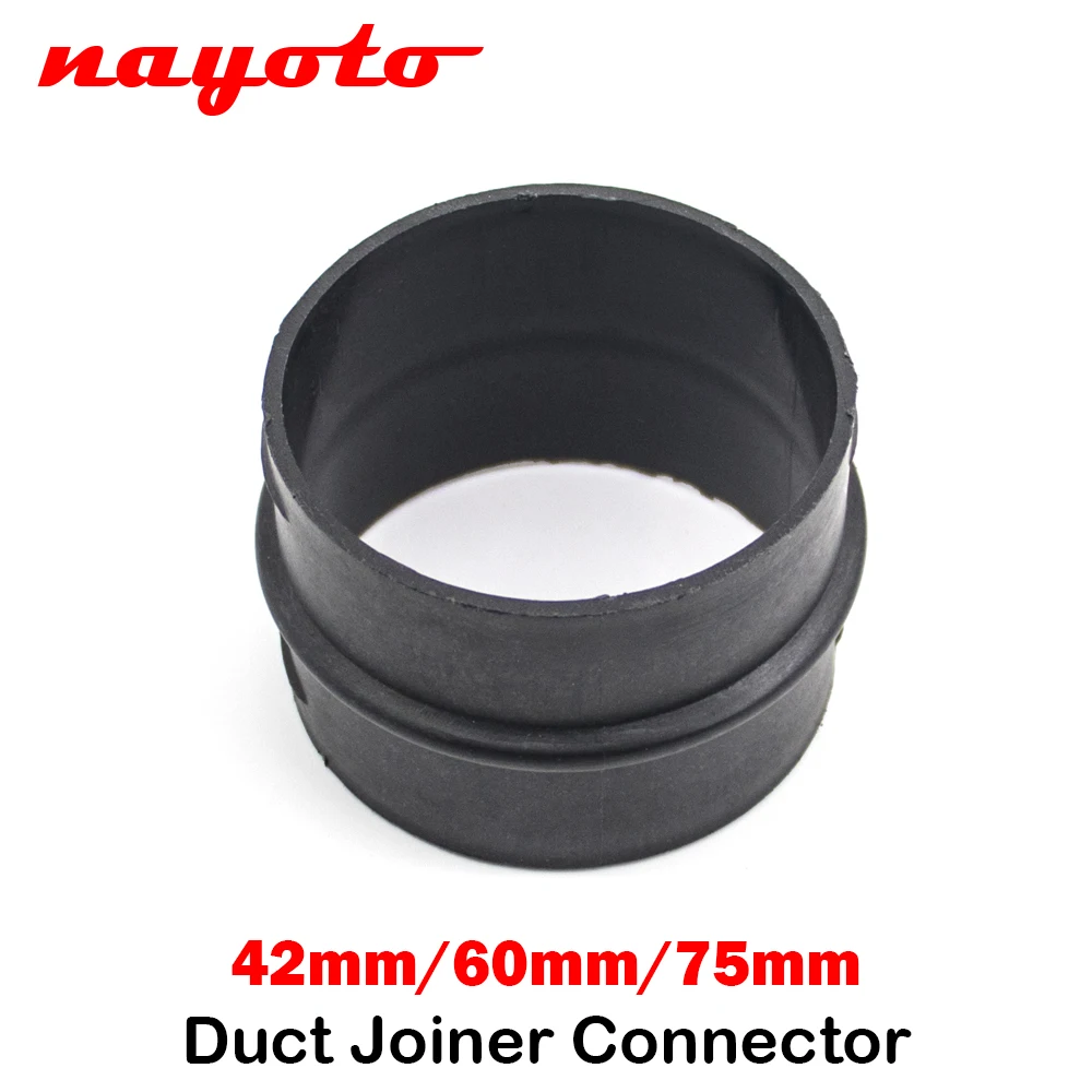 42mm/60mm/75mm Car Heater Ducting Pipe Joiner Connector Air Parking Diesel Heater Reducer Hose Tube For Webasto Eberspacher