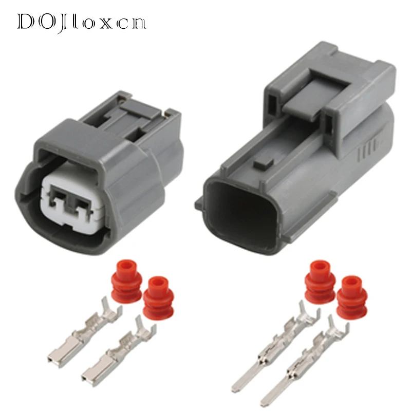 

1/5/10/20/50 Sets 6189-0772 Sumitomo 2 Pin Automobile Engine E-RS Water Temperature Sensor ECT Connector For Nissan Hyundai