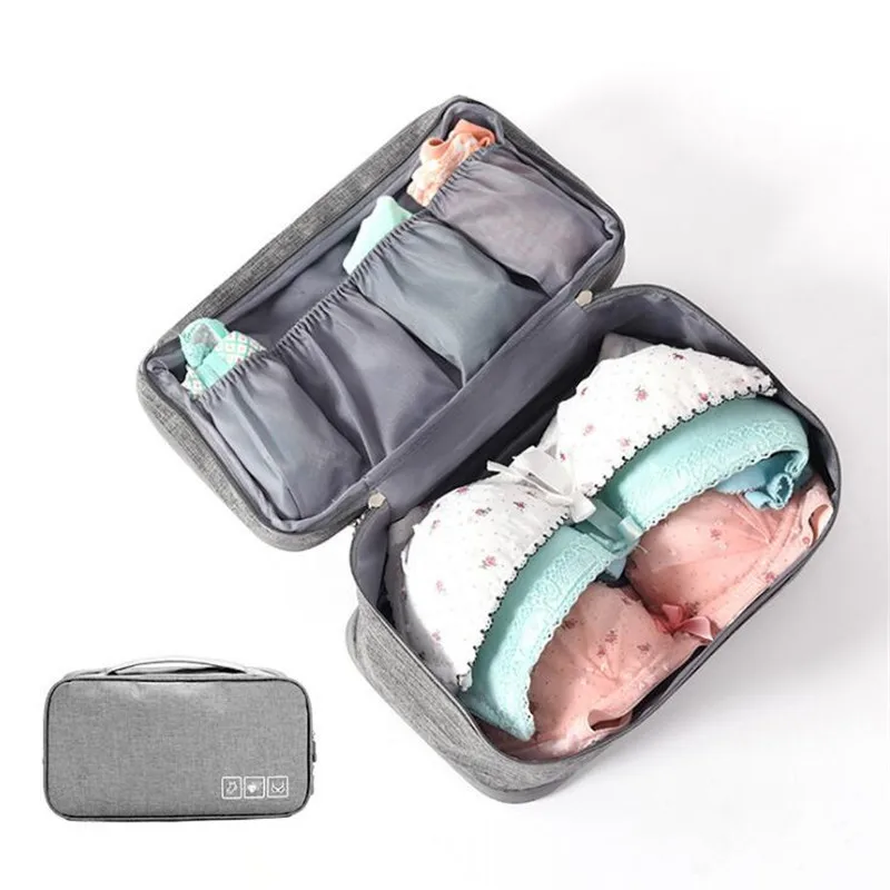 Multifunctional Travel Organizer Bag Women Underwear Bra Finishing Storage Bag Ladies High Capacity Waterproof Packing Cubes