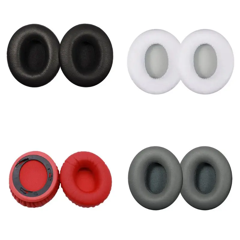 1 Pair Earphone Ear Pads Sponge Soft Foam Cushion Cups Replacement for Monster Beats By Dr Dre Solo & Solo HD Headphone