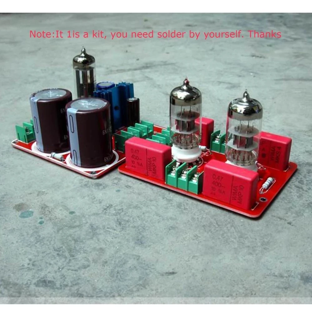 Tube 6N3 SRPP DIY Dual 180V-230V Buffer Preamplifier Pre AMP kit