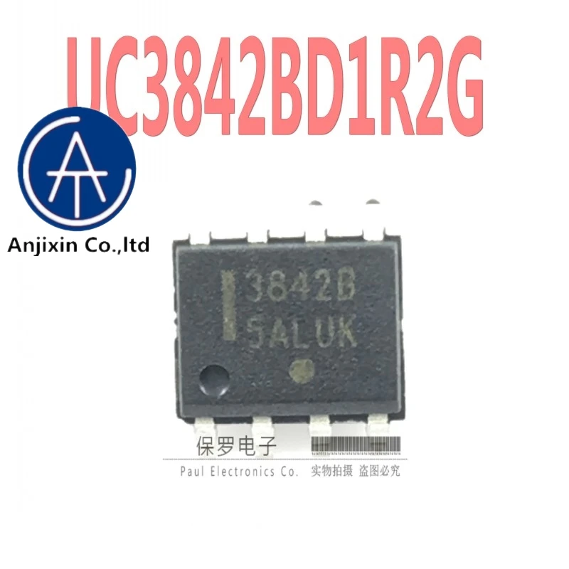 

10pcs 100% orginal and new switching power supply chip UC3842BD1R2G 3842B SOP-8 in stock