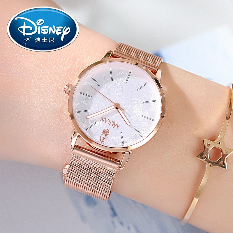 Disney Official MULAN Cartoon Luxury Women Watch Female Clock Quartz Wristwatch Fashion Ladies Reloj Mujer Relogio Feminino 2020