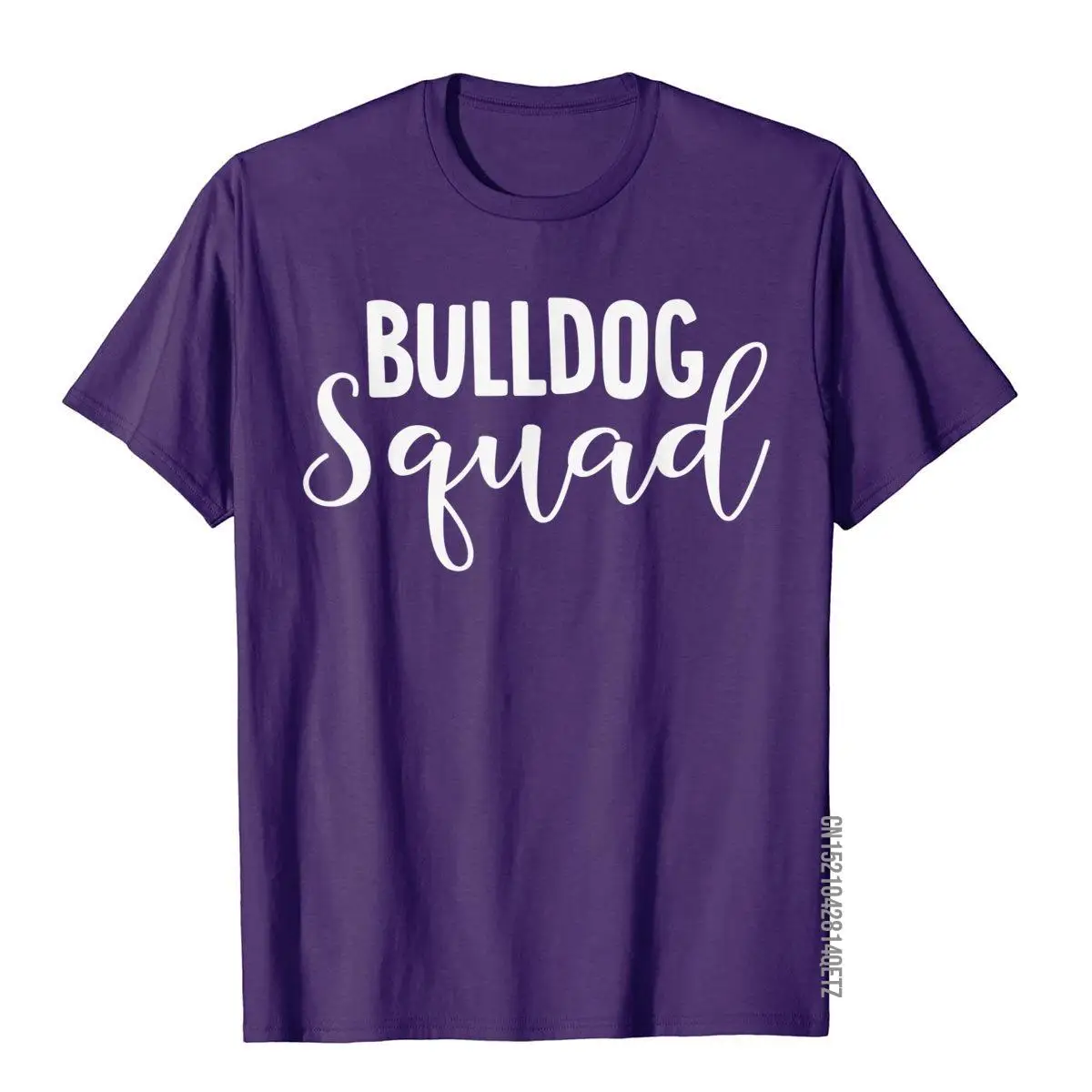 Bulldog Squad Funny Bulldog Shirt Gift For Bulldog Lover Slim Fit Male T Shirt Camisa Tops Shirts Cotton Outdoor