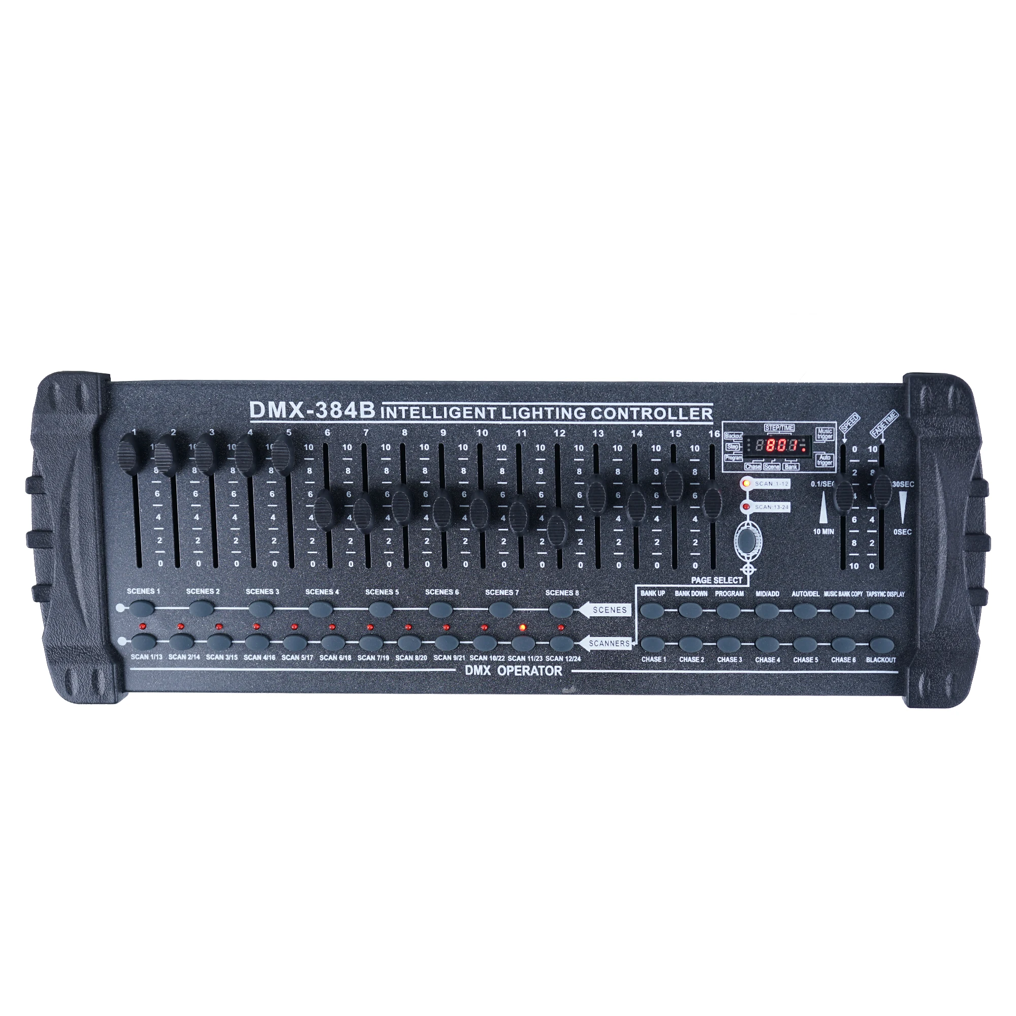 Imagem -05 - Dmx 384b Controlador para Iluminação de Palco 512 Dmx Console Boa Qualidade 384b Canais Uso para dj Led Par Movendo a Cabeça Luz Controle