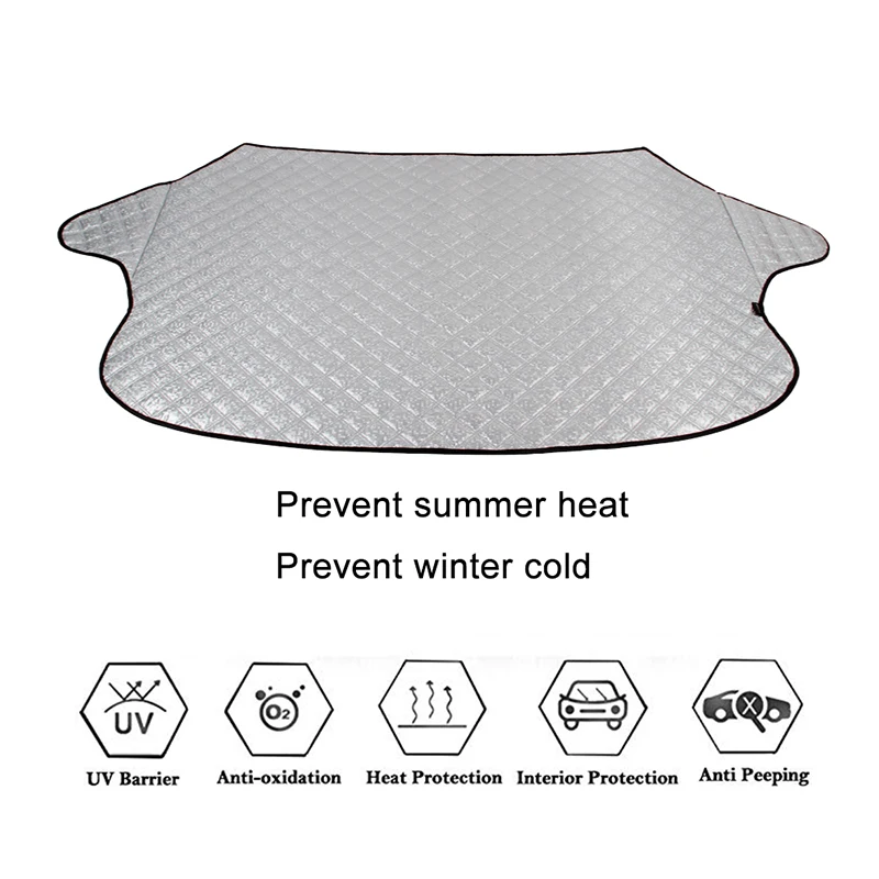 Car Front Window Screen Cover Auto Sun Cover Car Windshield Shade Dust Protector Anti Snow Frost Ice Shield Car Windscreen Cove