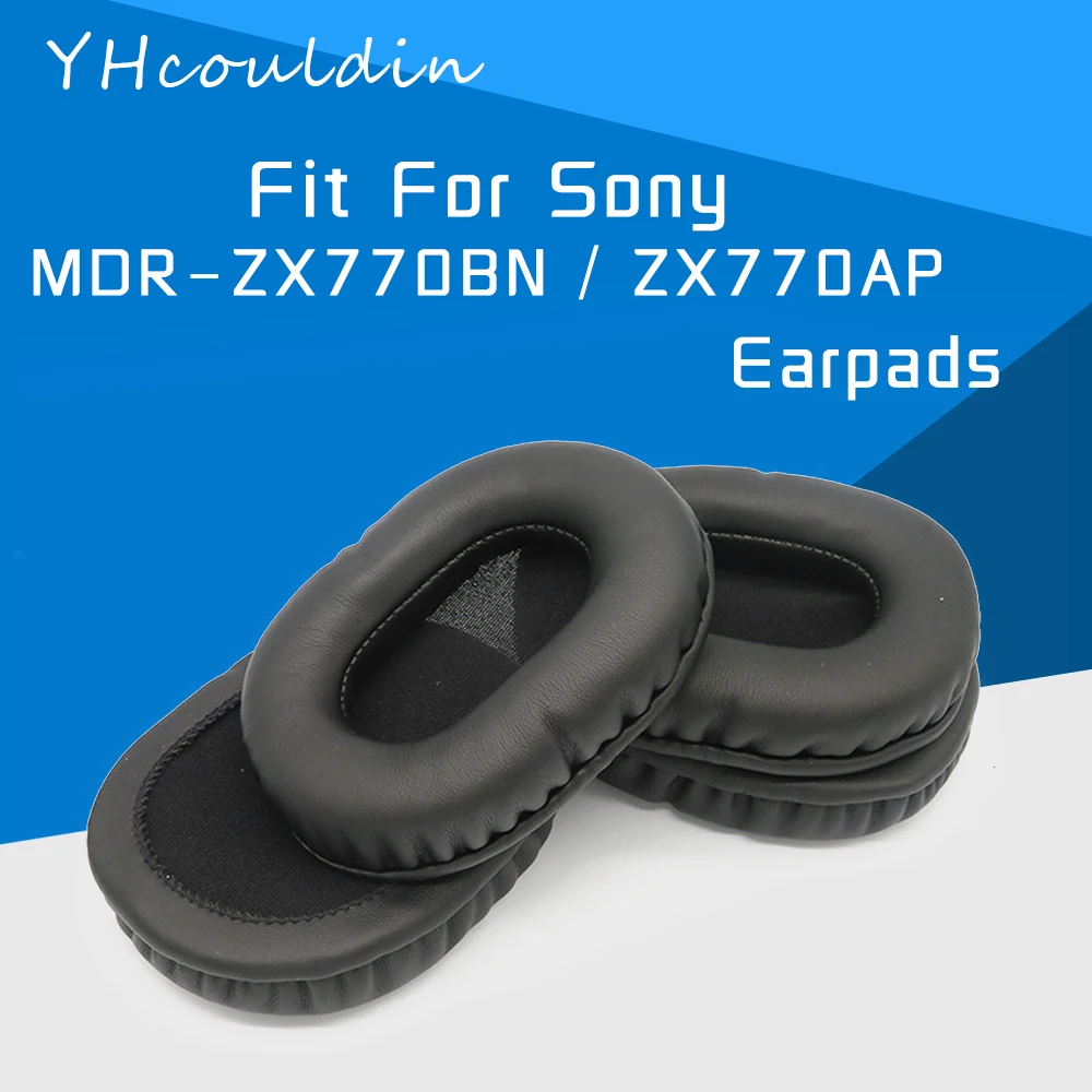 Earpads dla Sony ZX770BN ZX770AP MDR-ZX770AP MDR-ZX770BN akcesoria do słuchawek wymiana poduszki na uszy materiał