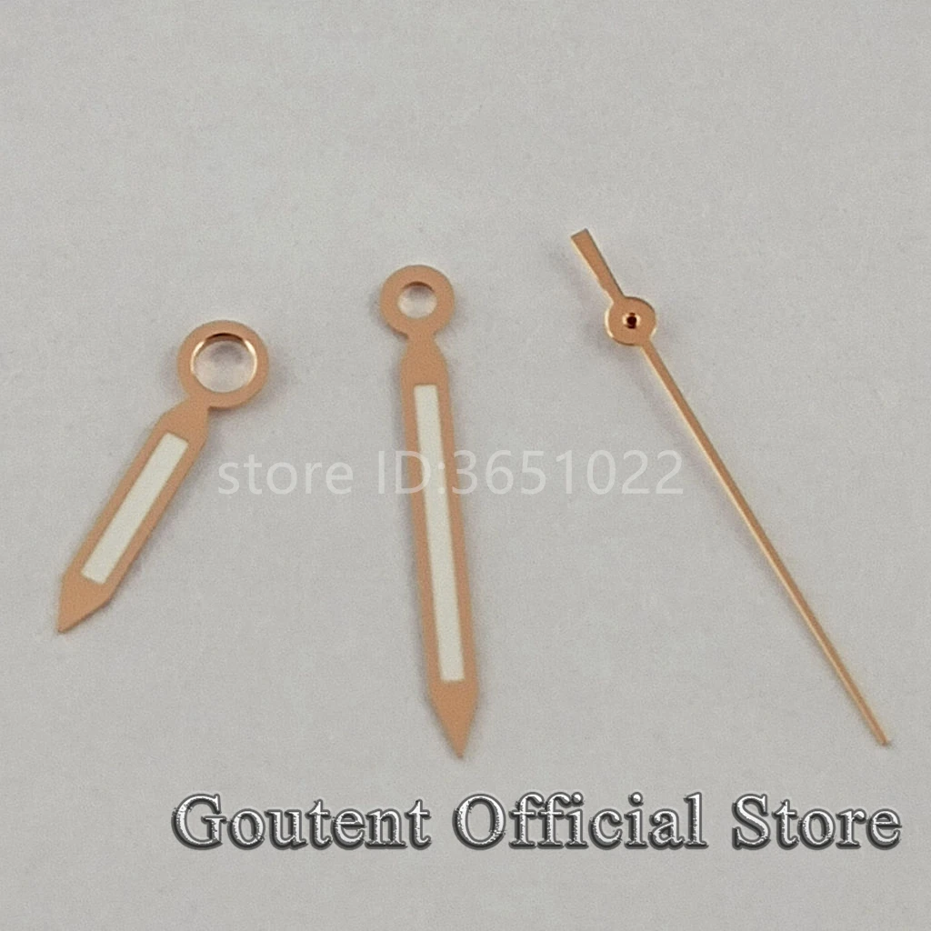 Goutent 4 Types Watch Hands Silver/Rose Gold/Blue Hands Fit ETA 2836 2824 DG2813,3804/Miyota 8215,8205,821A NH35 NH36 Movement